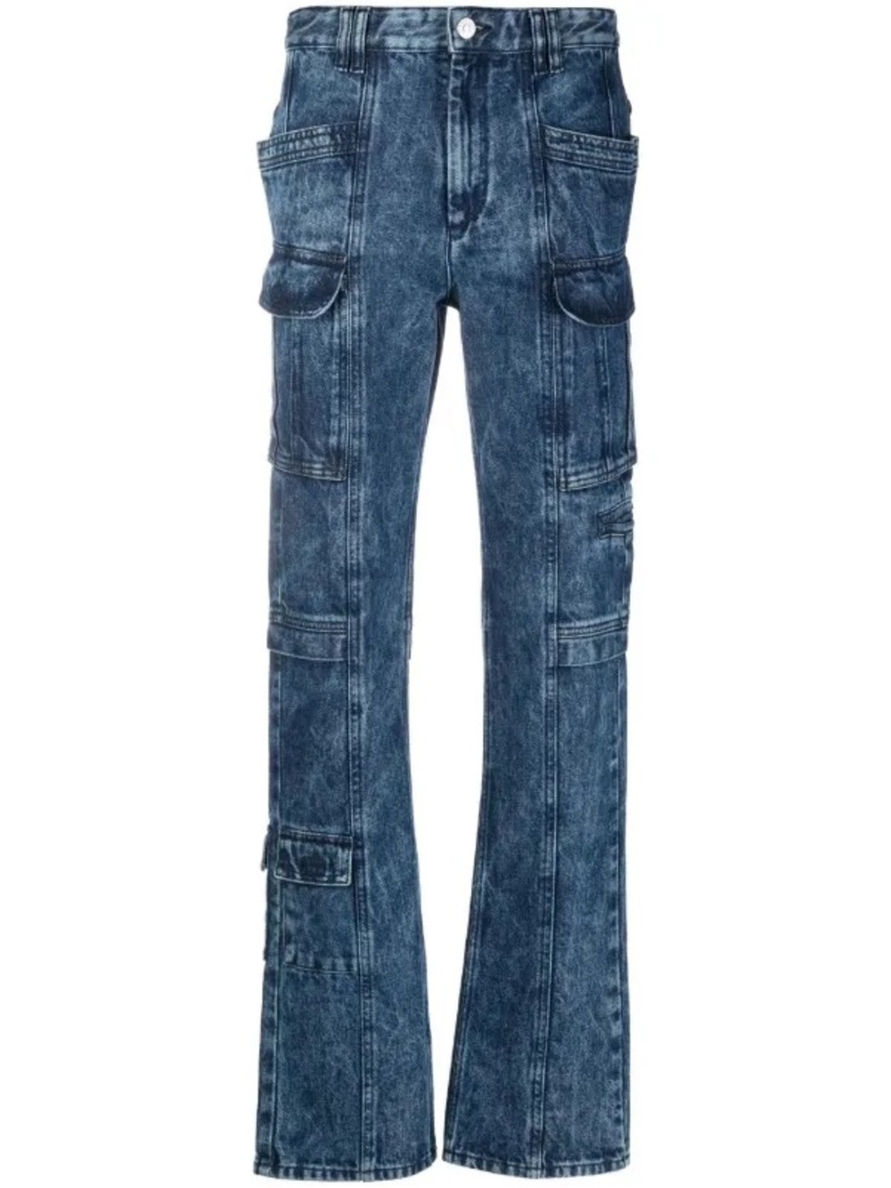 Isabel Marant Vokayo Straight-Leg Jeans